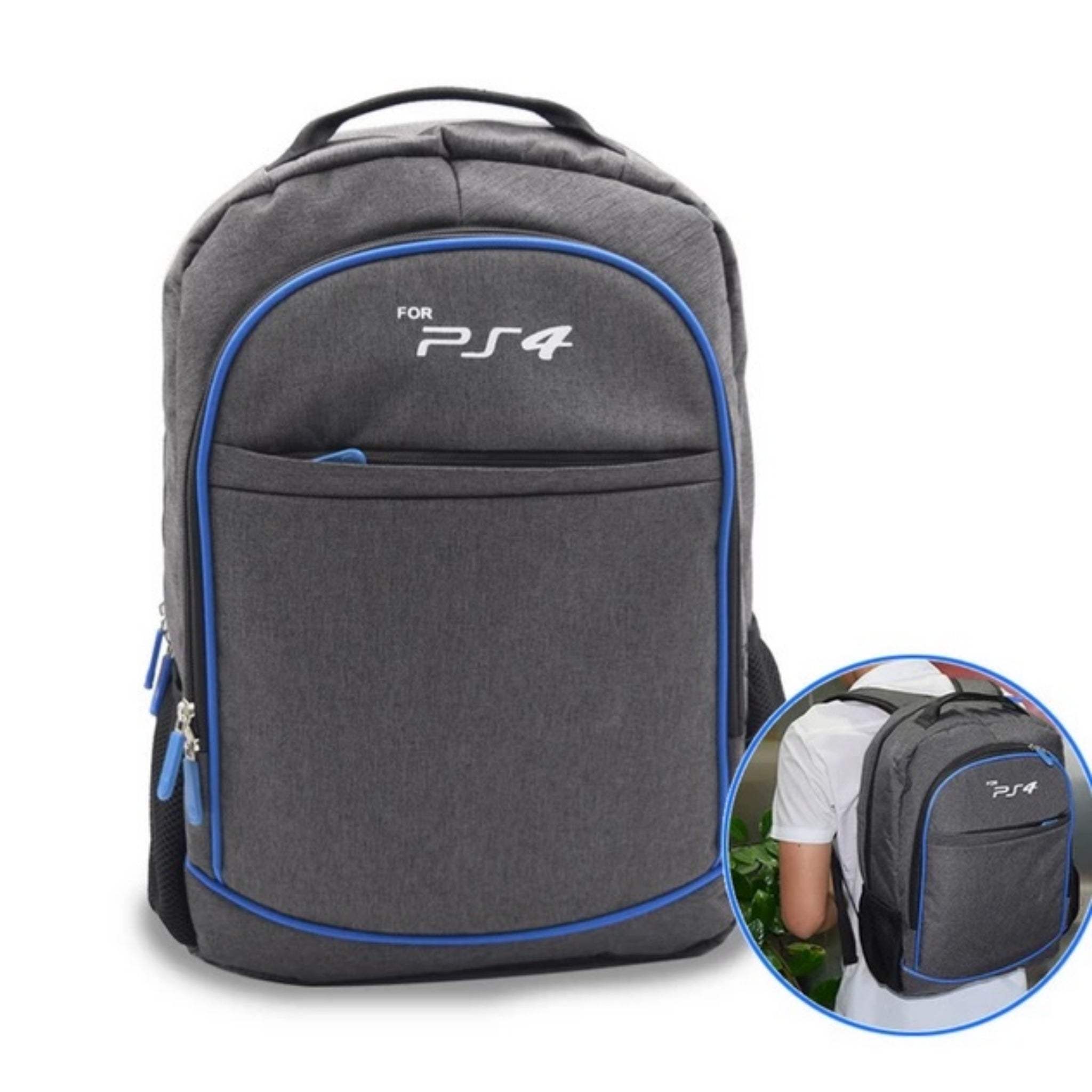 backpack for ps4 and laptop LoDrid Game Compatible with PS5/PS5 Slim/PS4/PS4 Pro, Bag Only minor drops Travel Bag Backpack For Playstation
