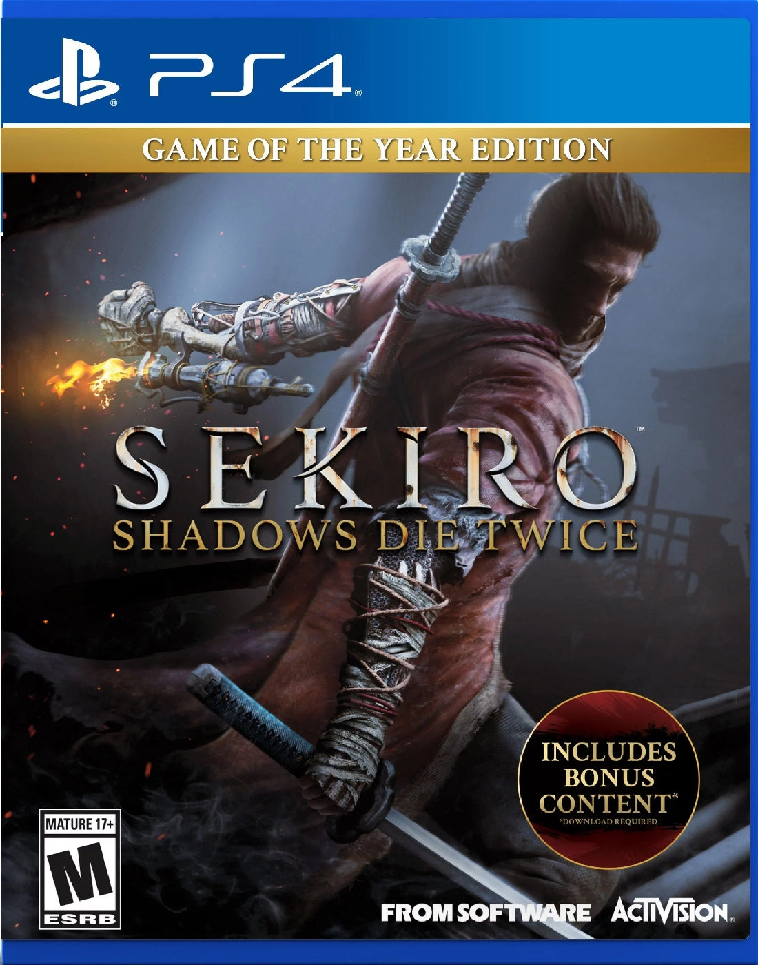 Sekiro Shadows Die Twice Game Of The Year Edtion - Playstation 4