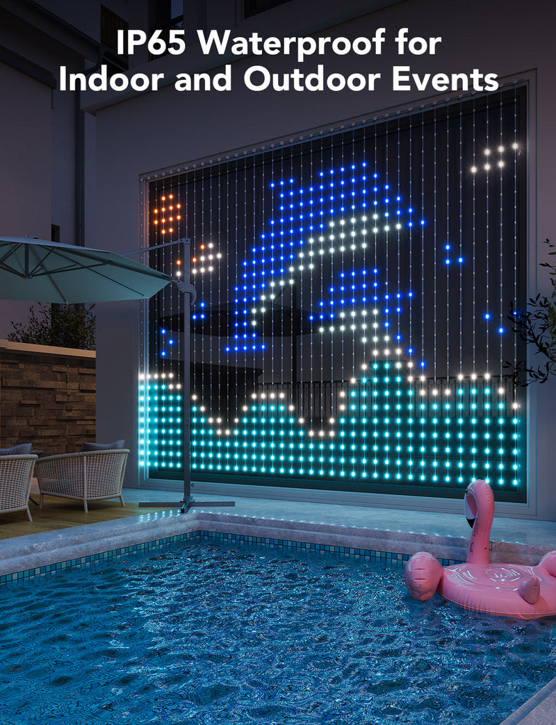 Govee Curtain Lights Dynamic DIY Light Art Canvas