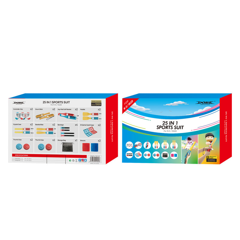 Dobe 25 in 1 Sports Kit for Nintendo Switch
