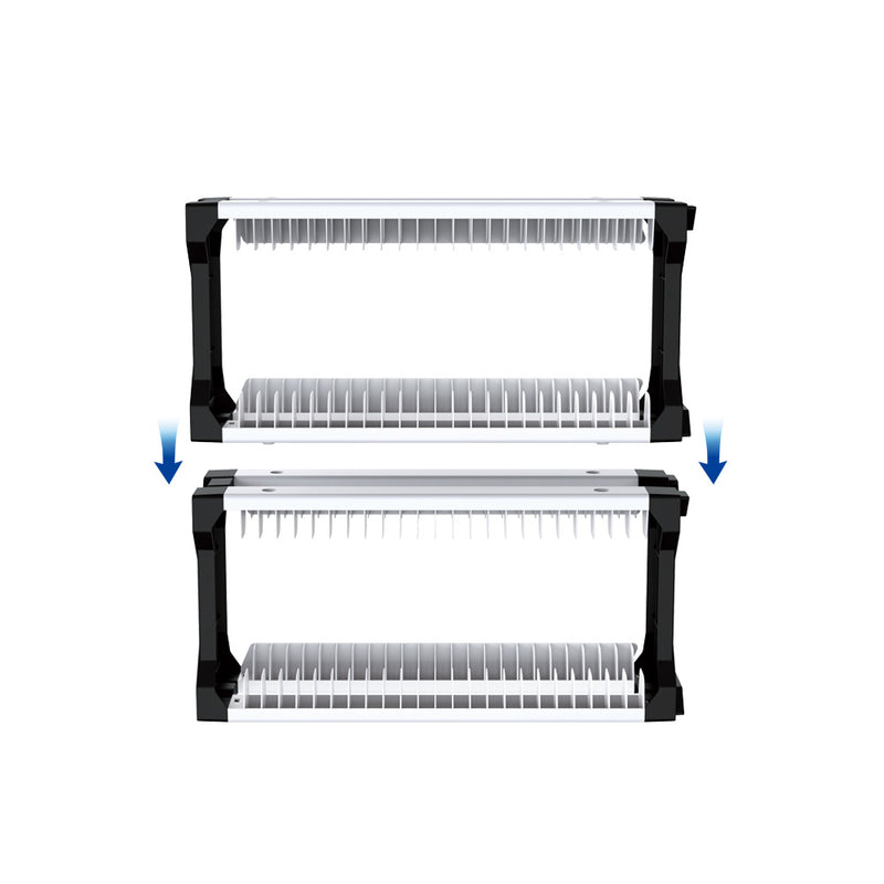 Dobe Game Disc Storage Stand For pS5, PS4, Xbox & Nintendo Games with Hanging Hook - Black/White