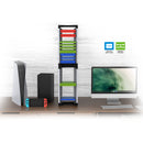 Dobe Game Disc Storage Stand For pS5, PS4, Xbox & Nintendo Games with Hanging Hook - Black/White