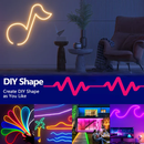 RGB Neon Rope Lights IP67 Waterproof, Bluetooth APP Control, Flexible Silicone Design