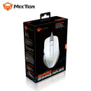 Meetion GM23 RGB Circulation Backlit Gaming Mouse - White