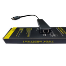 Type-C to HCTV 5 in 1 LAN + Type C + USB3.0 + HDTV