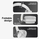MOXOM BASS MX-WL06 Wireless and Wired On Ear Headphones - 5 Hours Playtime, 300 Hours Standby Time, Quick Rechargeable Battery