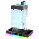 iPega  Xbox Series X Multi-function RGB Vertical Stand with Charging Dock, Cooling  Fan, RGB Light Strip; Game Storage &  Headphone Stand - PG-XBX024S