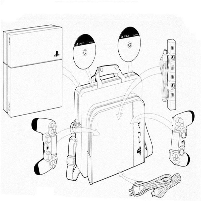 Carrying Case For Playstation 4 Playstation Accessory