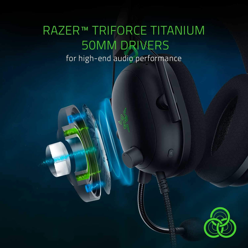 Razer Blackshark V2 With Usb Sound Card - Thx 7.1 Spatial Surround Gaming Headset