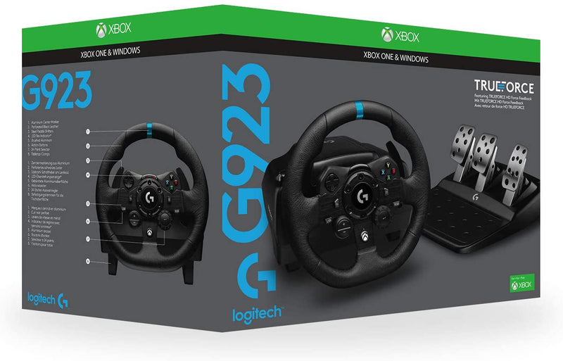 Logitech G923 Racing Wheel with Shifter and Drive Pro Racing Wheel Stand  GY-006 Bundle - Xbox