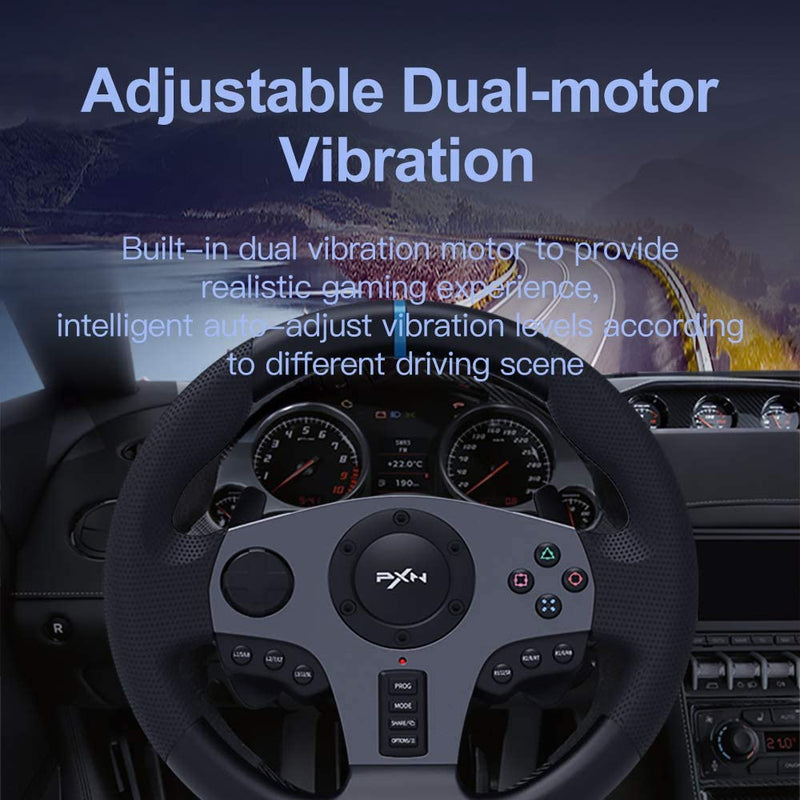 Pxn V9 270/900 Degree Steering Wheel For Ps4 Xbox One Series X/s Nintendo Switch Pc Playstation 4