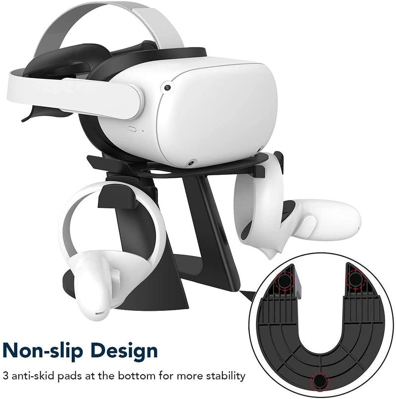 Kiwi Design Vr Stand For Oculus Quest/quest 2/rift/rift S/go/htc Vive/vive Pro/valve Index Headset