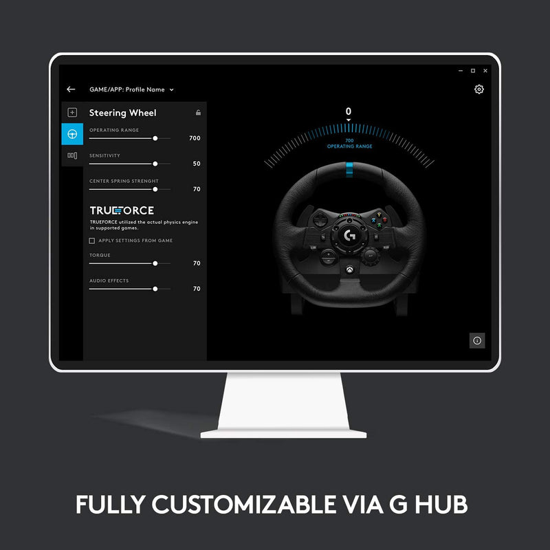 Logitech G923 Trueforce Racing Wheel For Xbox One Series X|S And Pc Accessory