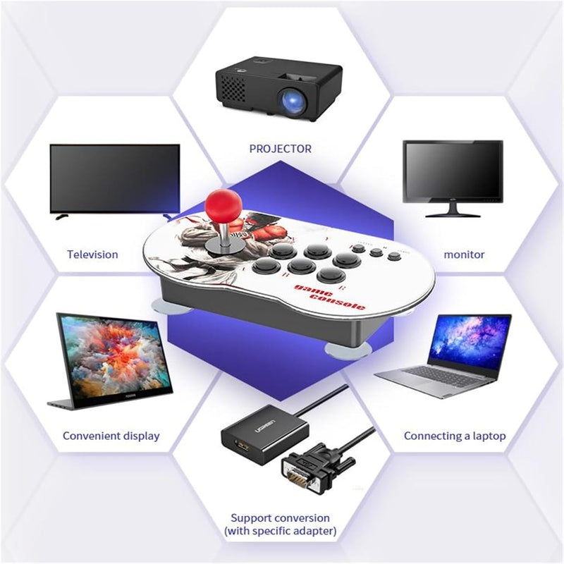 M9 Dual Joystick HD 4K Arcade Controller Joystick Mini Arcade TV Game Console