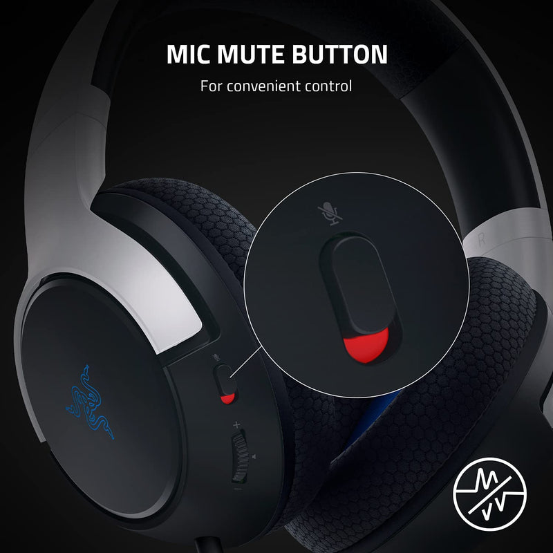 Razer Kaira X Wired Gaming Headset for Playstation 5 | PS5, PS4, PC, Mac & Mobile Devices