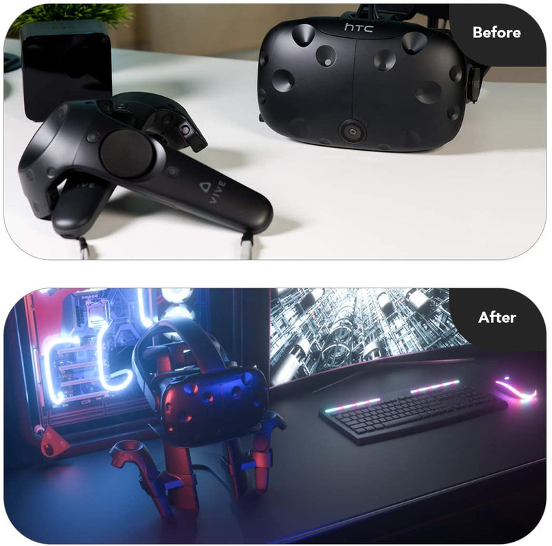 Kiwi Design Vr Stand For Oculus Quest/quest 2/rift/rift S/go/htc Vive/vive Pro/valve Index Headset