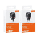 MOXOM PD Dual-Ports Fast Charger with PD Support - Black
