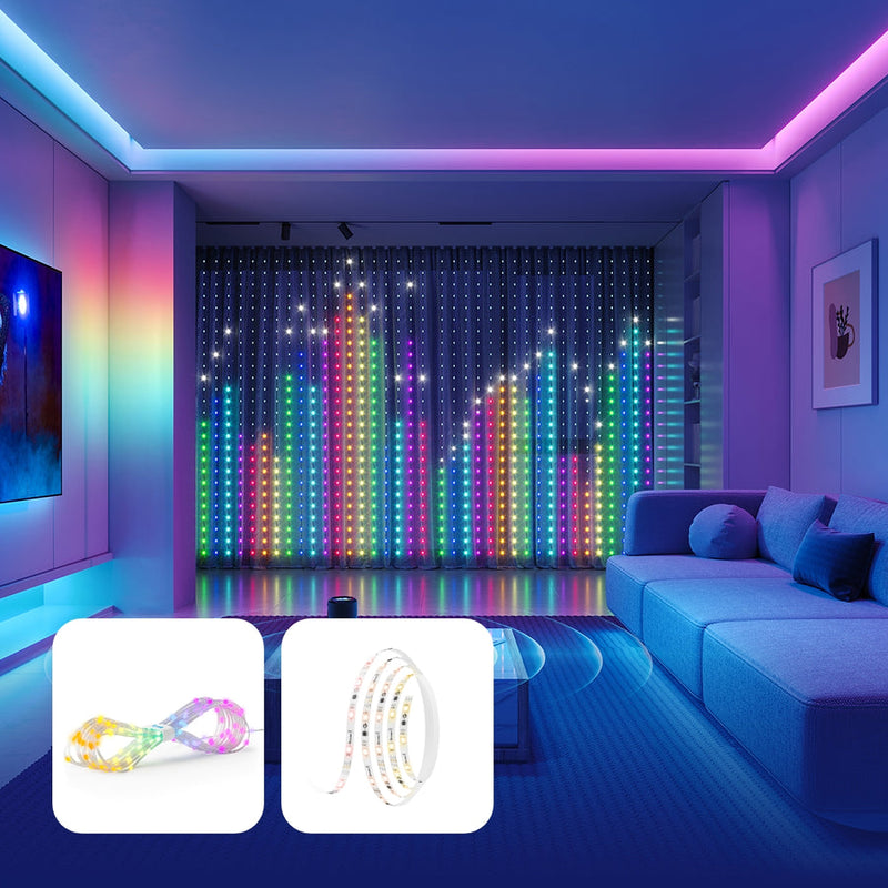 Govee Curtain Lights Dynamic DIY Light Art Canvas
