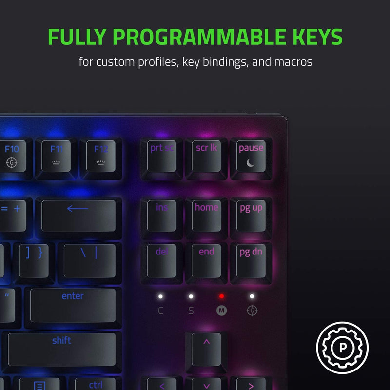Razer Blackwidow V3 Tenkeyless Green Switch Mechanical Gaming Keyboard