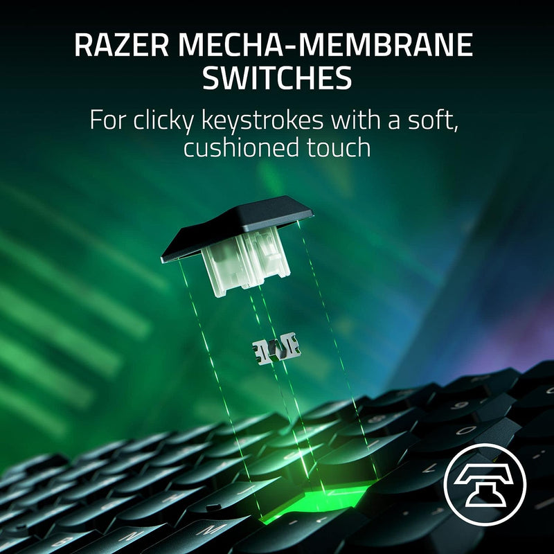 Razer Ornata V3 TKL Gaming Keyboard: Low-Profile Keys - Mecha-Membrane Switches
