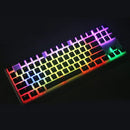RK ROYAL KLUDGE 112 Double Shot PBT Pudding Keycaps, with Translucent Layer for Mechanical Keyboards - Black