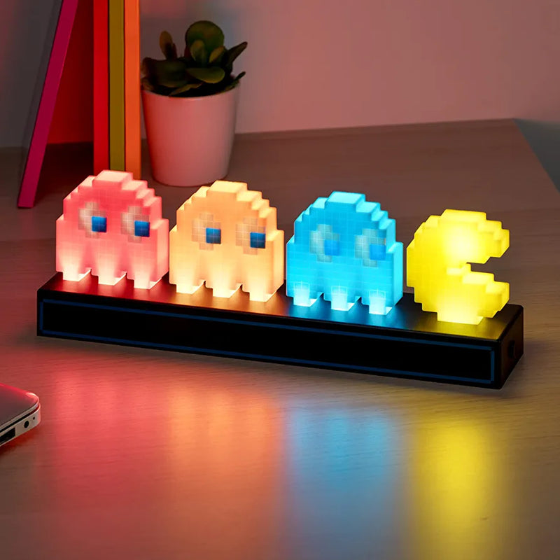 Pac Man and Ghosts Light, Pac Man Collectable Figure Lamp