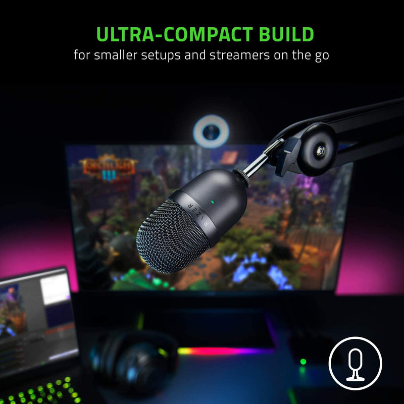 Razer Seiren Mini Usb Streaming Gaming Microphone - Black