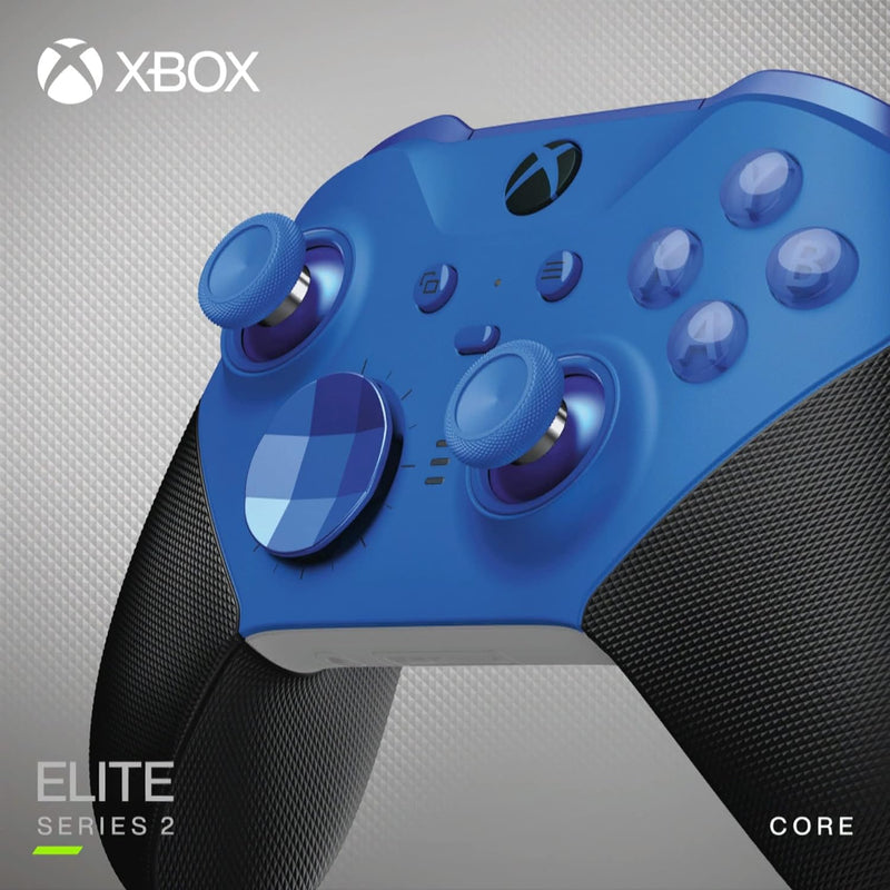 Xbox Elite Series 2 Core Wireless Controller – Blue – Xbox Series X|S, Xbox One, Windows PC, Android, and iOS