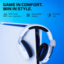HyperX Cloud Stinger 2 Core - Gaming Headset for Playstation, Lightweight Over-Ear Headset with mic, Swivel-to-Mute Function, 40mm Drivers - White