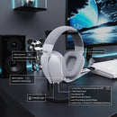 Attack Shark L80PRO Wireless Gaming Headset Lightweight Headphones with 20ms Low Latency, Dual Mics, 40mm Drivers, 300mAh Battery - 3 Modes (2.4G/Bluetooth/Wired) for PC/PS/XBOX