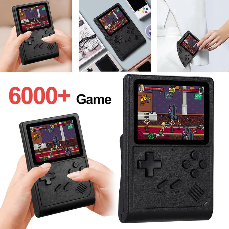GB300 Handheld Game Console Built-in 8G 3.0 Inch Screen Classic Video Game Player 6000+ Games AV Output 800mAh