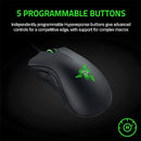 Razer DeathAdder  Essential Wired Gaming Mouse - White