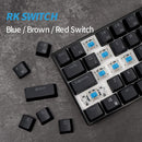 Rk Royal Kludge Rk61 Rgb Dual Mode Wireless/wired 60% Mechanical Gaming Keyboard - Black