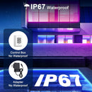 RGB Neon Rope Lights IP67 Waterproof, Bluetooth APP Control, Flexible Silicone Design