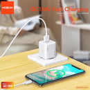 MOXOM QC18W USB-A Fast Charger with Cable