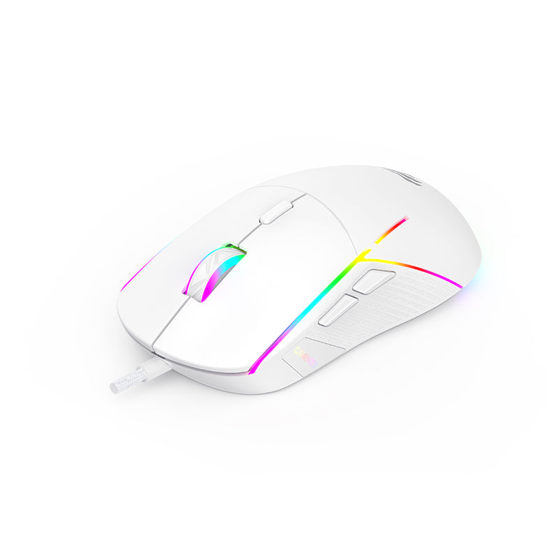 Havit  MS961 RGB Backlit Programmable Gaming Mouse - White
