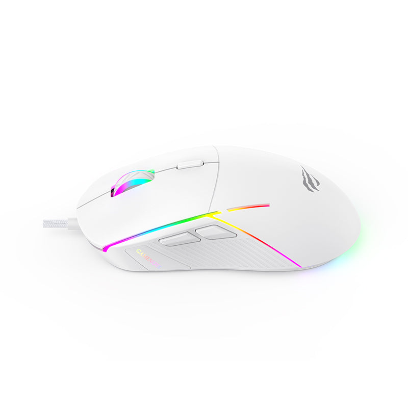 Havit  MS961 RGB Backlit Programmable Gaming Mouse - White