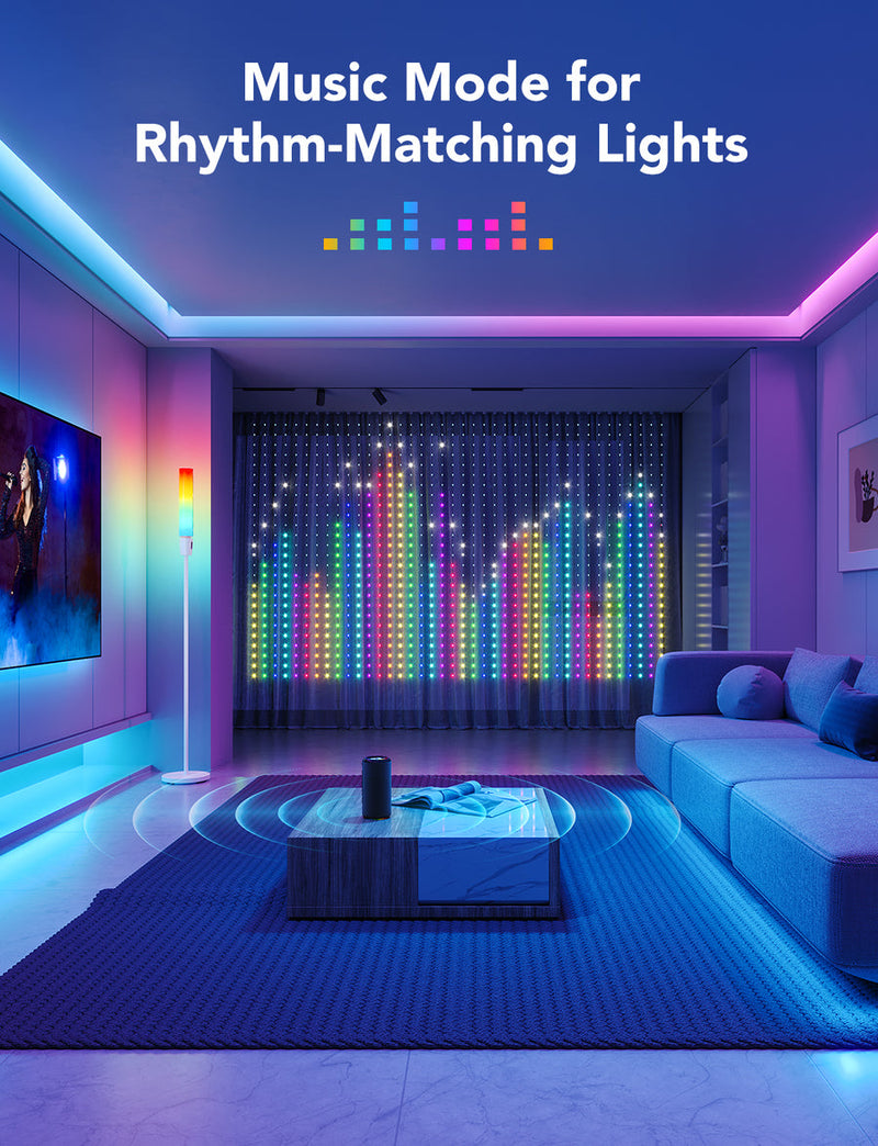 Govee Curtain Lights Dynamic DIY Light Art Canvas