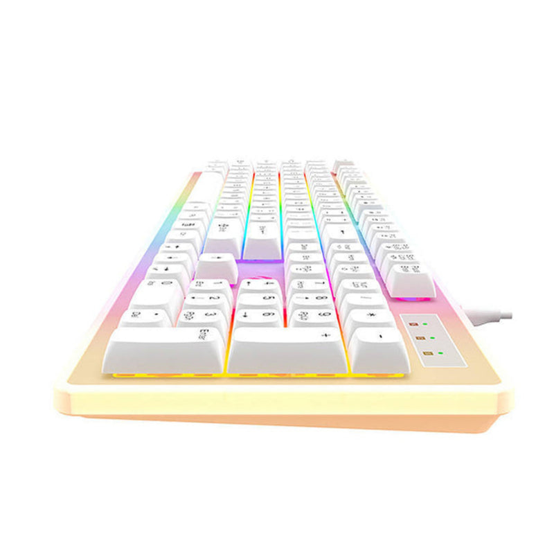 Havit KB876L RGB backlighting Gaming Keyboard - White
