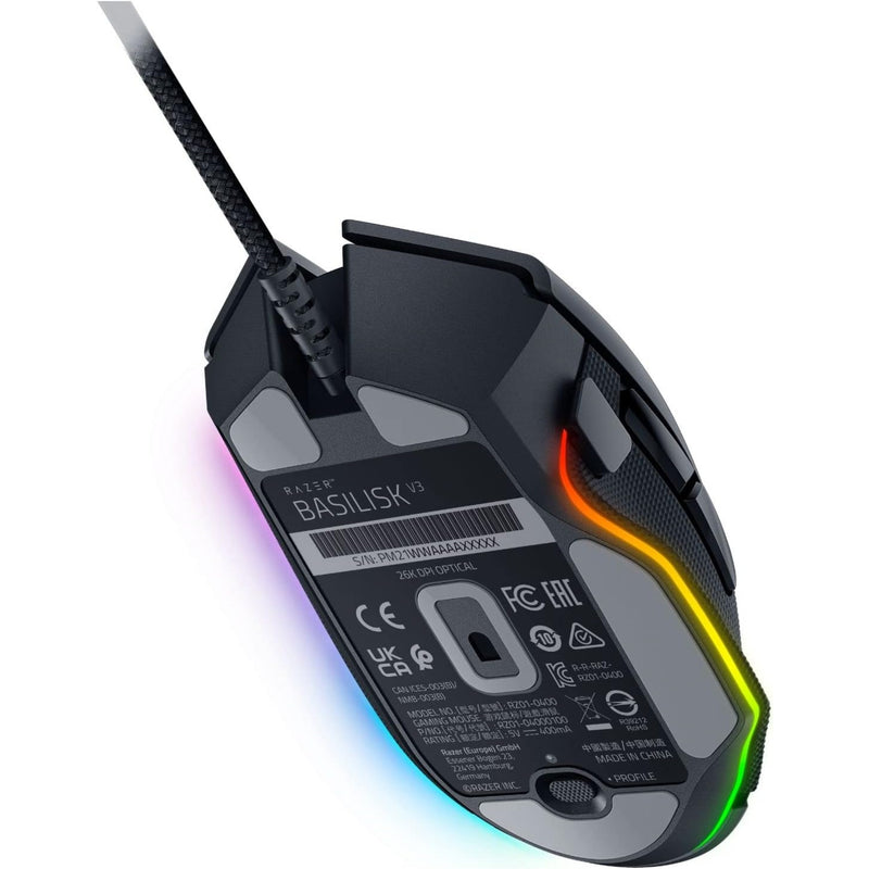 Razer Basilisk V3 Customizable Ergonomic Gaming Mouse