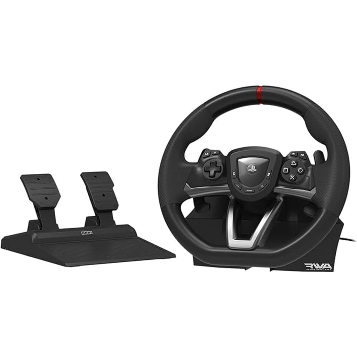 Amazon.com: HORI Racing Wheel Apex for Playstation 5, PlayStation 4 and PC  - Officially Licensed by Sony - Compatible with Gran Turismo 7 : Video 