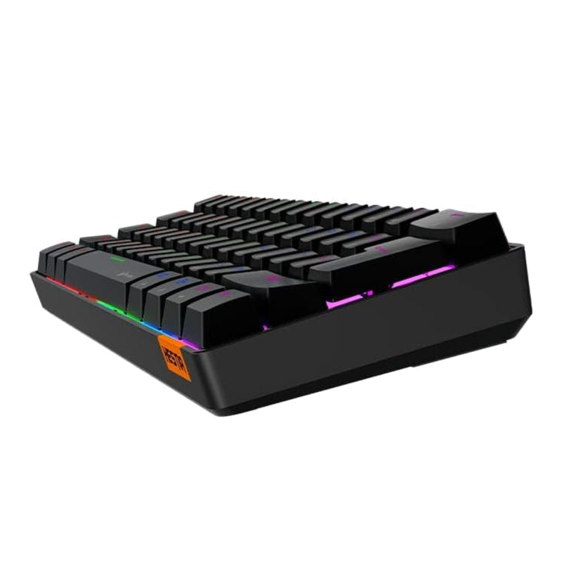 MEETION MK005 RGB Backlit Mini 61 Keys Wired  Mechanical Gaming Keyboard Blue Switch - Black