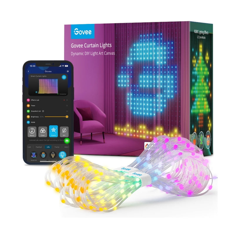 Govee Curtain Lights Dynamic DIY Light Art Canvas