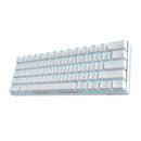 RK ROYAL KLUDGE RK61 RGB Triple Mode BT5.0/2.4G/USB-C 60% Mechanical Gaming Keyboard - White