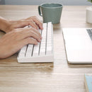 RK ROYAL KLUDGE RK61 RGB Triple Mode BT5.0/2.4G/USB-C 60% Hot-swappable Switches Mechanical Gaming Keyboard - White