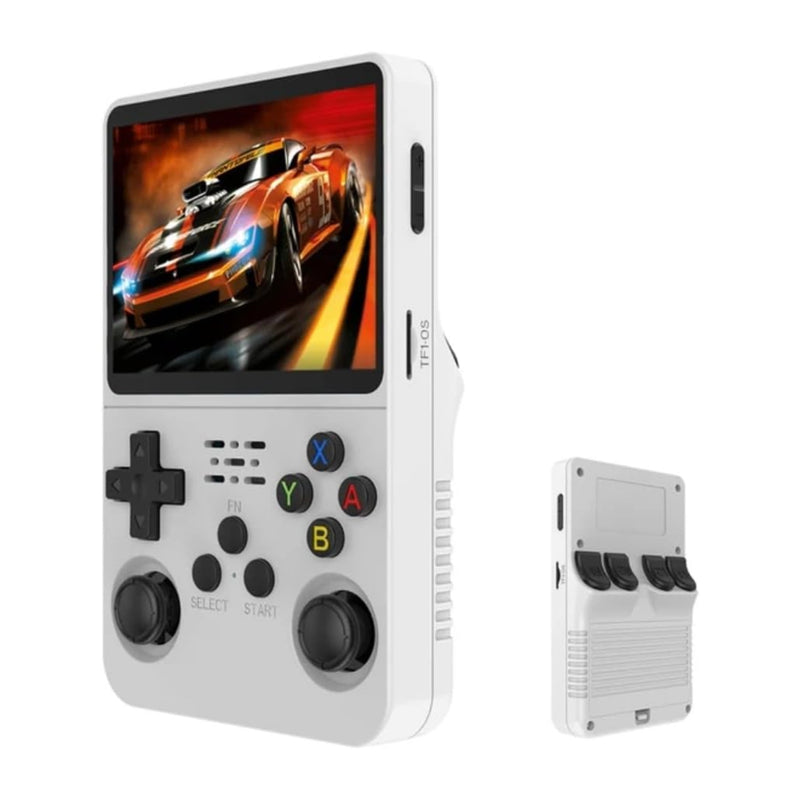 RG36S Video Game Handheld Console, Built-in 64GB TF Card, 3.5 Inch IPS Screen, Retro Linux System, Support 15000+ Classic Games, 2.4G Wireless Gamepad, TV, Monitor Connection