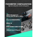 R36S Video Game Handheld Console, Built-in 64GB TF Card, 3.5 Inch IPS Screen, Retro Linux System, Support 15000+ Classic Games, 2.4G Wireless Gamepad, TV, Monitor Connection