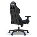 Furgle Gaming Chair, Racing Style High-Back Office Chair with Adjustable Armrests, PU Leather Ergonomic Video Game Chair with Headrest and Lumbar Support, Rocking Mode - Black/Blue