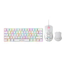 Bluetech 2 in 1 Combo 60% RGB Mechanical Gaming Keyboard & Mouse - White