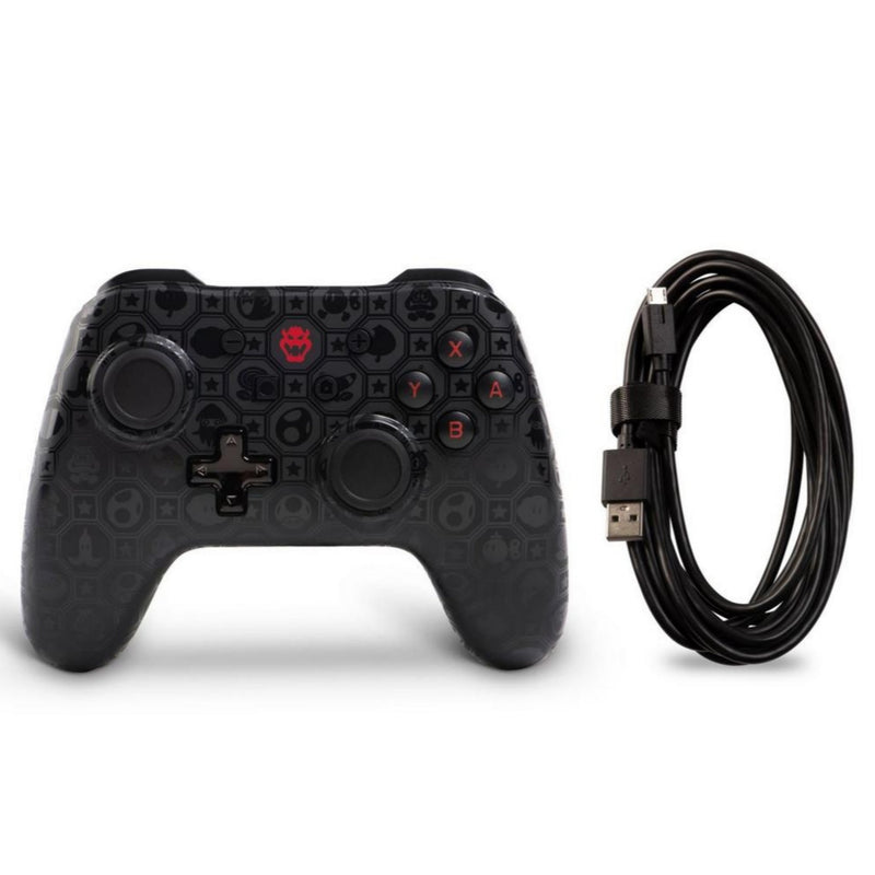 Powera Super Mario Bros. Bowser Shadow Wired Controller For Nintendo Switch Nintendo Switch